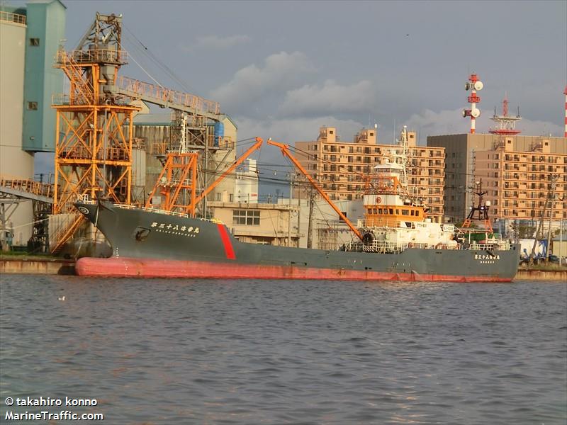 kaikomaru no38 (Fishing vessel) - IMO , MMSI 431700235, Call Sign JE3025 under the flag of Japan