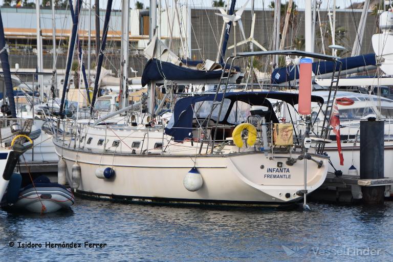 infanta (Sailing vessel) - IMO , MMSI 503046230, Call Sign VNZ2231 under the flag of Australia