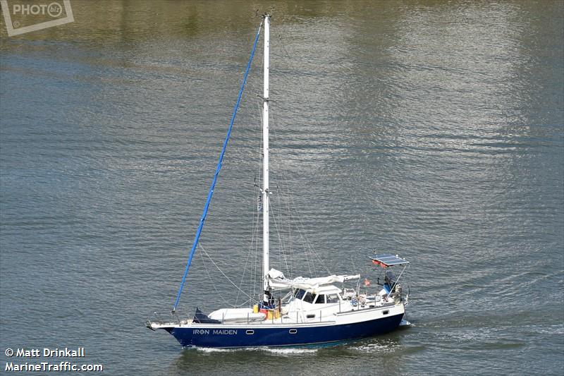 iron maiden (Sailing vessel) - IMO , MMSI 512000616, Call Sign ZMG2153 under the flag of New Zealand