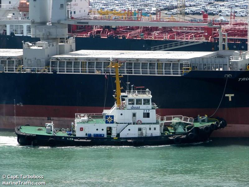 tug ns306 (Fishing vessel) - IMO , MMSI 567000013, Call Sign HSB3799 under the flag of Thailand
