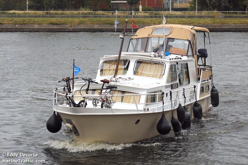 orca (Pleasure craft) - IMO , MMSI 205276110, Call Sign OR2761 under the flag of Belgium