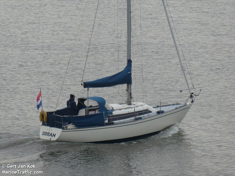 sirrah (Sailing vessel) - IMO , MMSI 244630959, Call Sign PE7013 under the flag of Netherlands