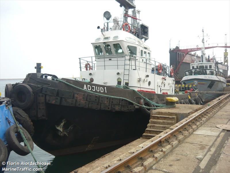 adjud 1 (Towing vessel) - IMO , MMSI 264900232, Call Sign YQPT under the flag of Romania