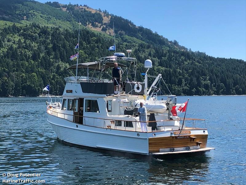 pinnacle (Pleasure craft) - IMO , MMSI 316043279 under the flag of Canada