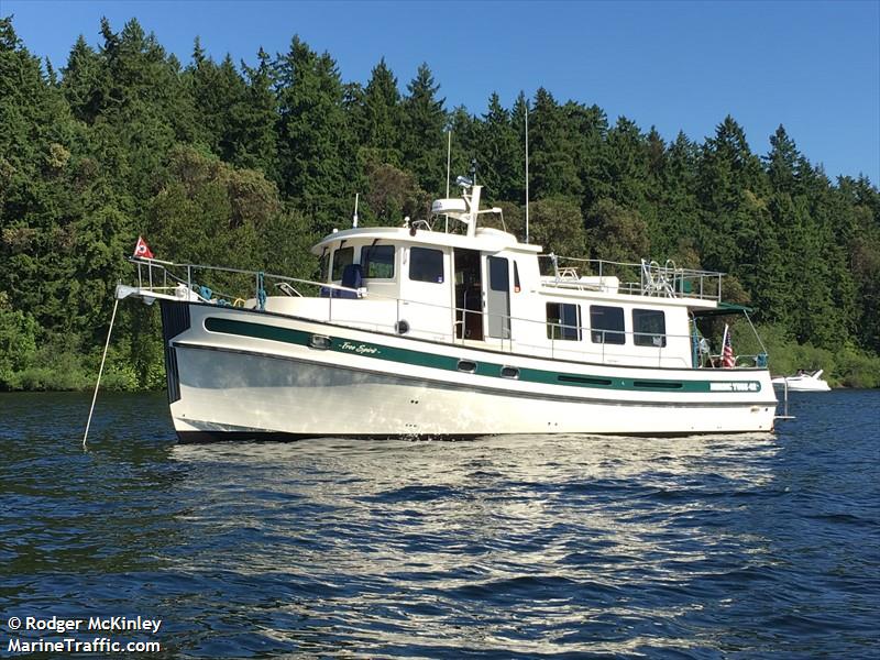 free spirit (Pleasure craft) - IMO , MMSI 367752660, Call Sign WDI9839 under the flag of United States (USA)