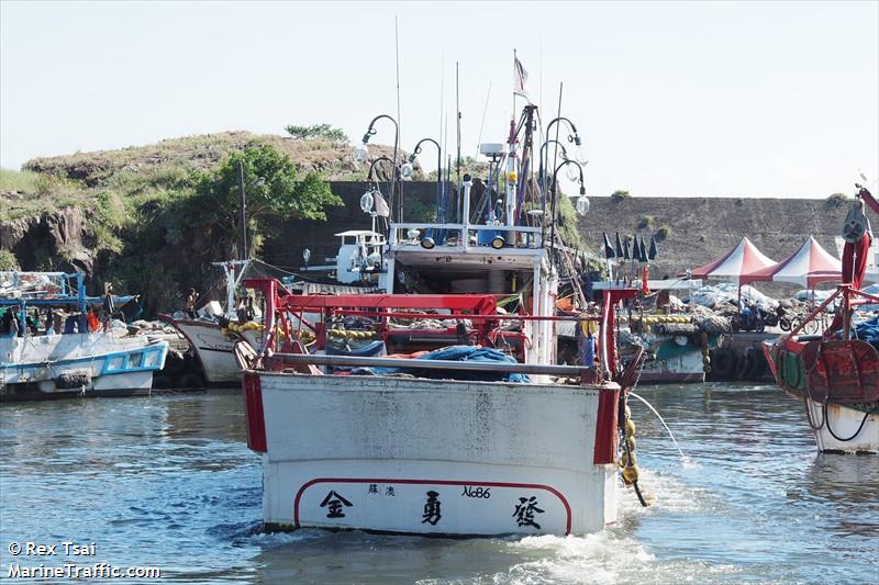 jin young fa 86 (Fishing vessel) - IMO , MMSI 416000963, Call Sign TEST under the flag of Taiwan