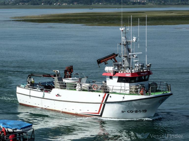 pasa aqui (Fishing vessel) - IMO , MMSI 225990490, Call Sign EA6617 under the flag of Spain