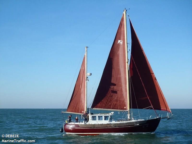 lady jane (Sailing vessel) - IMO , MMSI 227133060, Call Sign FGH4392 under the flag of France