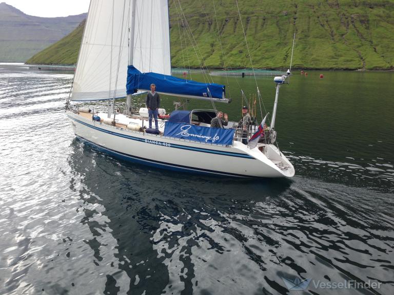 enniway (Sailing vessel) - IMO , MMSI 231373000, Call Sign XPZT under the flag of Faeroe Islands