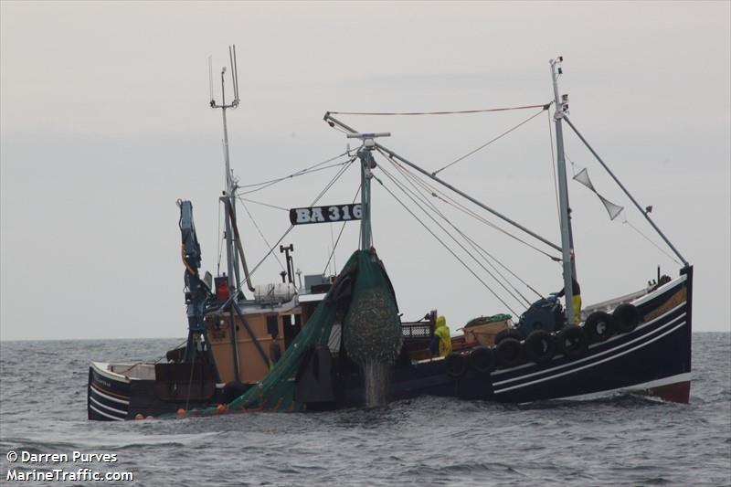 islander ba316 (Fishing vessel) - IMO , MMSI 235001138, Call Sign MMIB under the flag of United Kingdom (UK)
