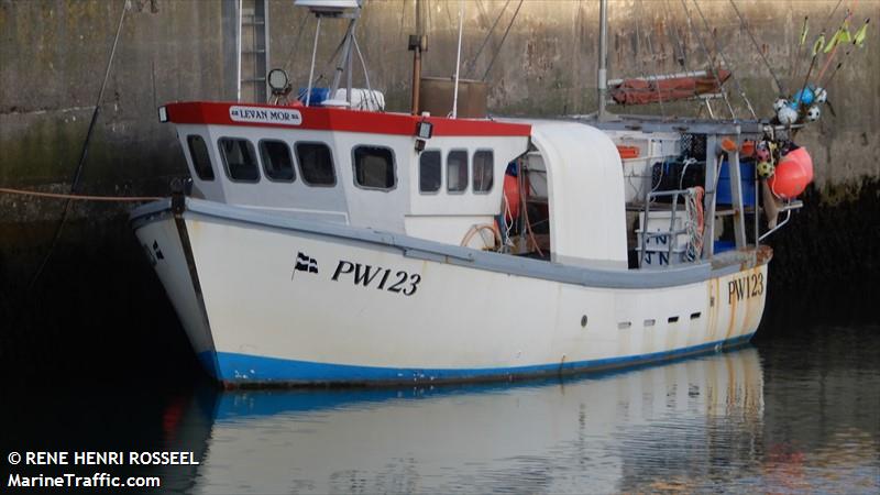 levan mor (Fishing vessel) - IMO , MMSI 235033769, Call Sign MJCB8 under the flag of United Kingdom (UK)