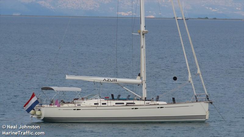 azur (Sailing vessel) - IMO , MMSI 244130535 under the flag of Netherlands
