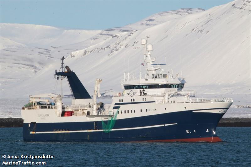 tuugaalik (Fishing Vessel) - IMO 9263291, MMSI 331428000, Call Sign OWLT under the flag of Greenland