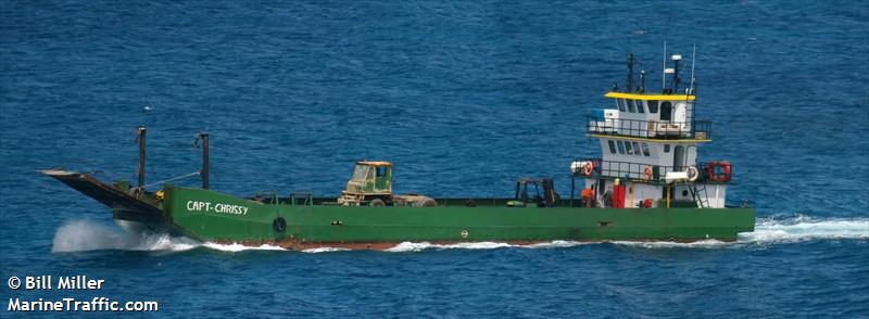 capt chrissy (Cargo ship) - IMO , MMSI 341743000, Call Sign V4DW under the flag of St Kitts & Nevis