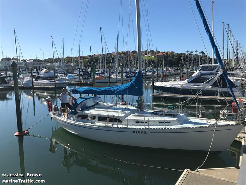 dione (Sailing vessel) - IMO , MMSI 512006683, Call Sign ZMW3112 under the flag of New Zealand
