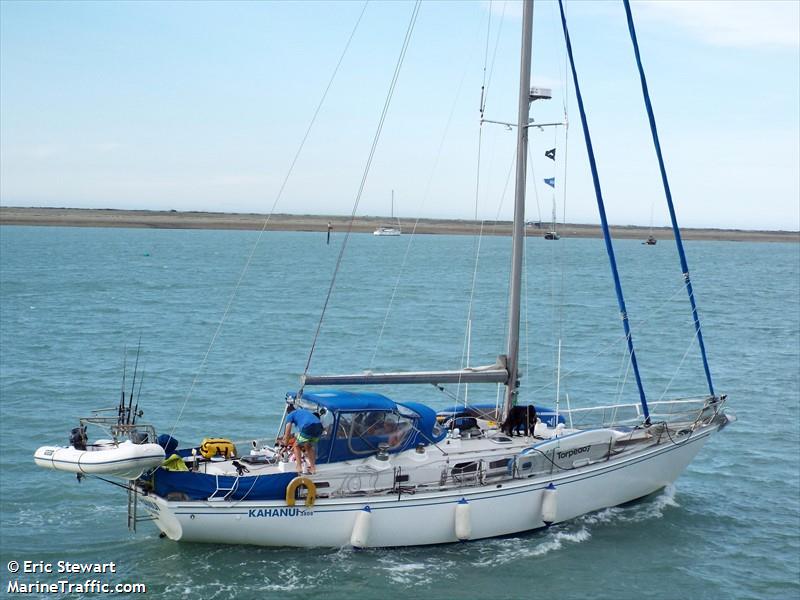 kahanui (Pleasure craft) - IMO , MMSI 512008008, Call Sign ZM2046 under the flag of New Zealand