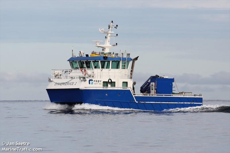 dykkerservice 2 (Diving ops) - IMO , MMSI 257687600, Call Sign LG8250 under the flag of Norway