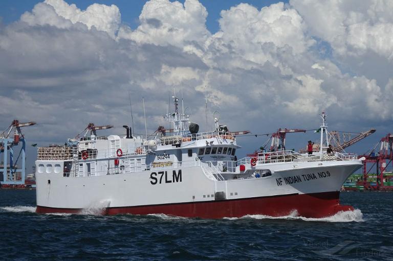 indian tuna no 9 (Fishing vessel) - IMO , MMSI 664095000, Call Sign S7LM under the flag of Seychelles