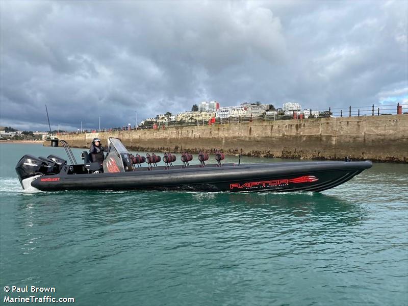 raptor 1 (Pleasure craft) - IMO , MMSI 232032497, Call Sign MINL4 under the flag of United Kingdom (UK)