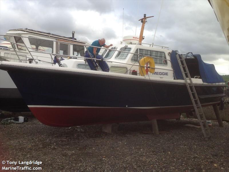 meggie (Pleasure craft) - IMO , MMSI 235032517, Call Sign MJMS2 under the flag of United Kingdom (UK)