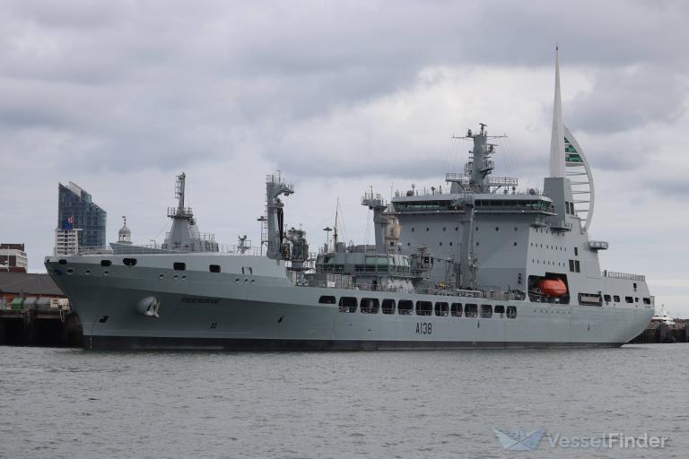 rfa tidesurge (Vessel (function unknown)) - IMO 9655559, MMSI 235109338, Call Sign GXRM under the flag of United Kingdom (UK)