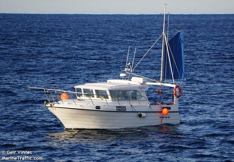 raptus (Pleasure craft) - IMO , MMSI 257702890, Call Sign LE5325 under the flag of Norway
