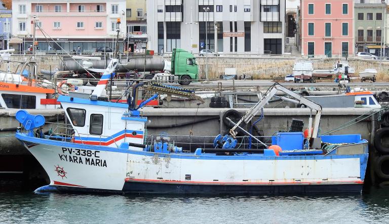 kyara maria (Fishing vessel) - IMO , MMSI 263414890, Call Sign CUPU6 under the flag of Portugal
