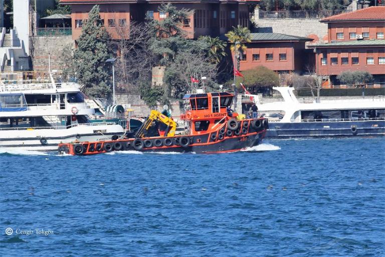 hg1 (Port tender) - IMO , MMSI 271044410, Call Sign TCA3923 under the flag of Turkey