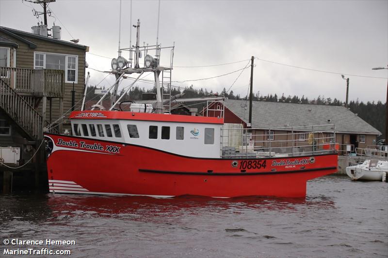 double trouble xxx (Fishing vessel) - IMO , MMSI 316035994 under the flag of Canada