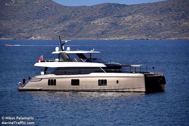 my aria (Pleasure craft) - IMO , MMSI 319204500, Call Sign ZGKL6 under the flag of Cayman Islands