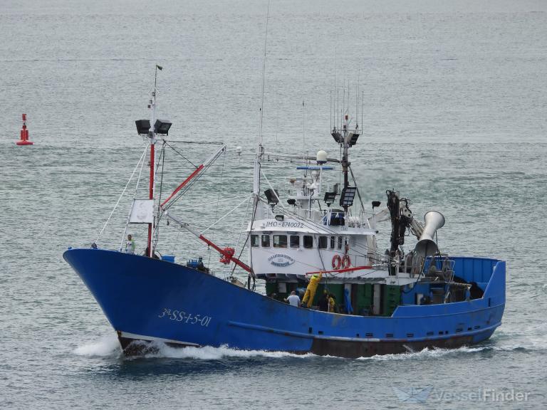 fv san antonio berr (Fishing Vessel) - IMO 8740022, MMSI 224056170, Call Sign EBXO under the flag of Spain