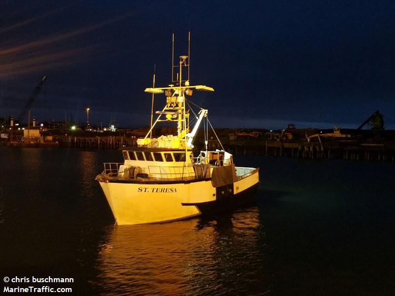 st teresa (Fishing vessel) - IMO , MMSI 338173607, Call Sign WDB359 under the flag of USA