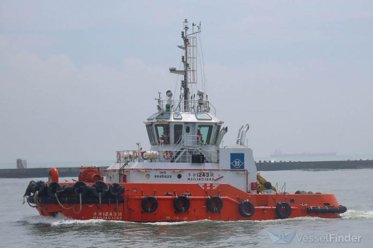 mailiao 1243 (Tug) - IMO 9865829, MMSI 416005764, Call Sign BQ3071 under the flag of Taiwan