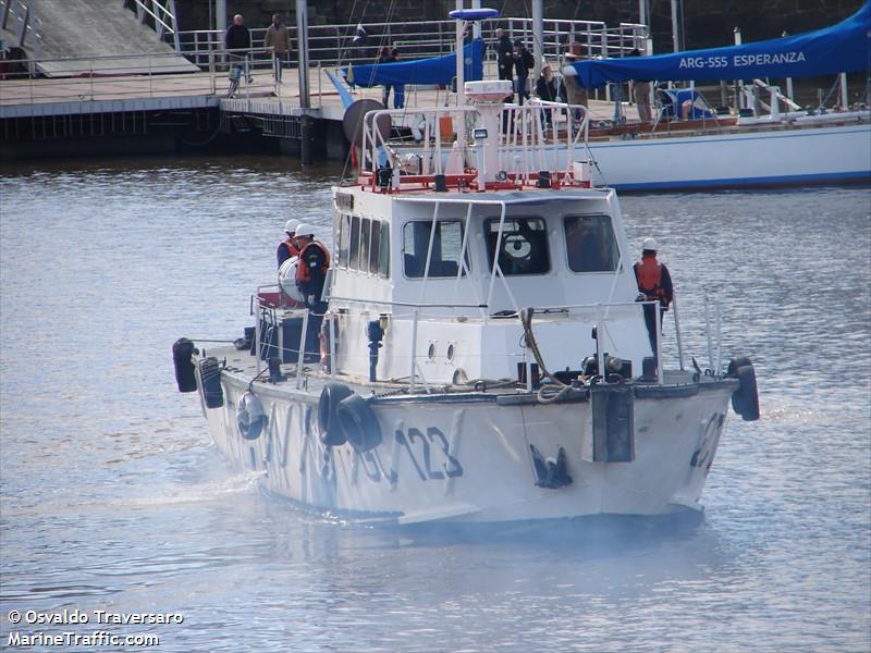 gc 123 lago viedma (-) - IMO , MMSI 701546000, Call Sign L2CA under the flag of Argentina