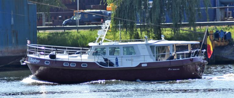 zephyr (Pleasure craft) - IMO , MMSI 205262810, Call Sign OR2628 under the flag of Belgium