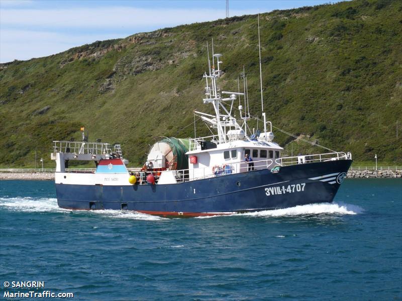 pico sacro (Fishing Vessel) - IMO 8614431, MMSI 224095140, Call Sign EEAI under the flag of Spain