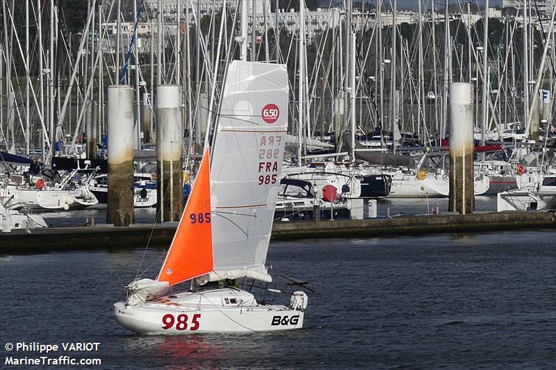 babouchka solosailor (Sailing vessel) - IMO , MMSI 227947040, Call Sign FAG5144 under the flag of France