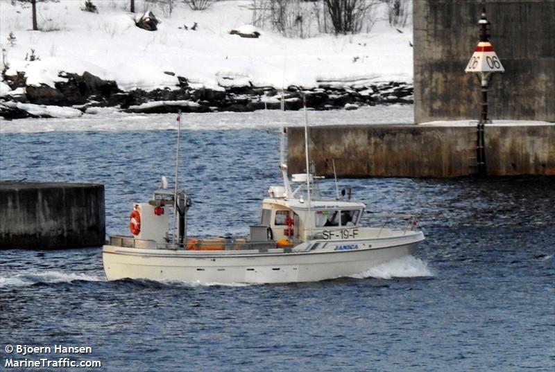 janica (Fishing vessel) - IMO , MMSI 257664700, Call Sign LF5607 under the flag of Norway