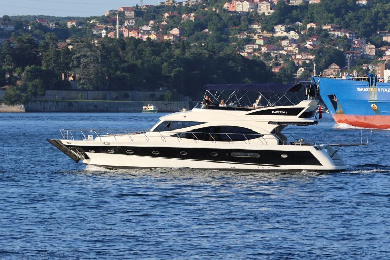 kaderim 6 (Pleasure craft) - IMO , MMSI 271043625, Call Sign YMA2413 under the flag of Turkey