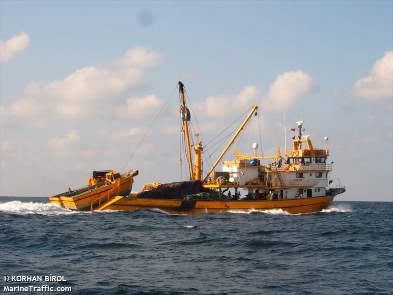 turkmenler (Fishing Vessel) - IMO 8685193, MMSI 271072122, Call Sign TC5319 under the flag of Turkey