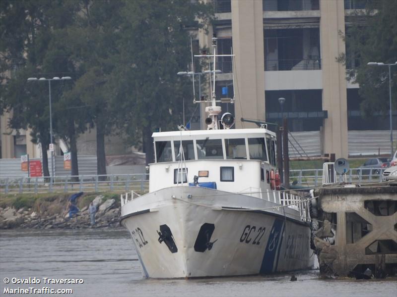 gc-22 toll (Law enforcment) - IMO , MMSI 701519000, Call Sign L2AH under the flag of Argentina