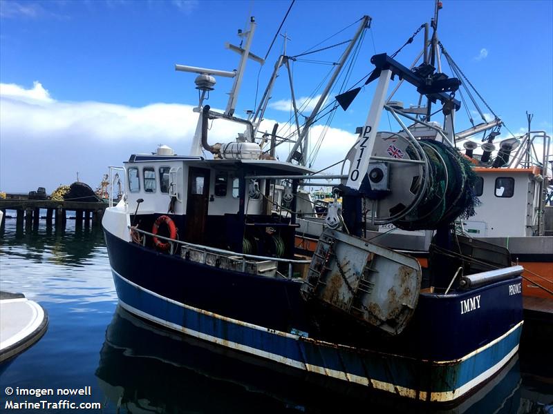 immy pz110 (Fishing vessel) - IMO , MMSI 235029206, Call Sign MJWE9 under the flag of United Kingdom (UK)