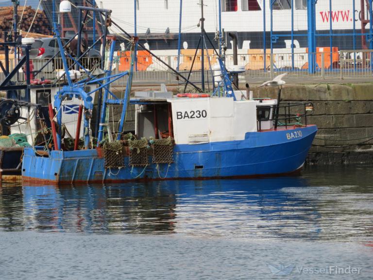 myra g (Fishing vessel) - IMO , MMSI 235095755, Call Sign 2CQB6 under the flag of United Kingdom (UK)