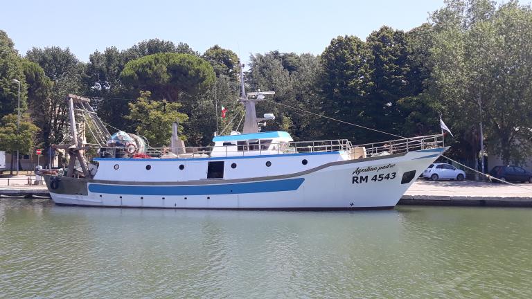 agostino padre (Fishing vessel) - IMO , MMSI 247151110, Call Sign ILTA under the flag of Italy