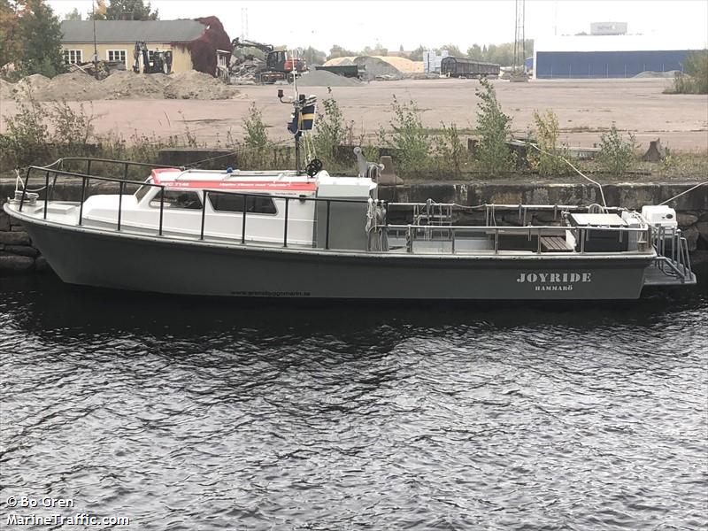 joyride (Fishing vessel) - IMO , MMSI 265824360, Call Sign SFC7146 under the flag of Sweden