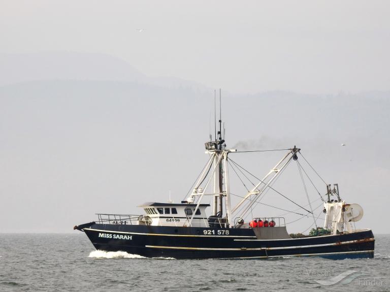 misssarah (Fishing vessel) - IMO , MMSI 368206000, Call Sign WDD9129 under the flag of United States (USA)