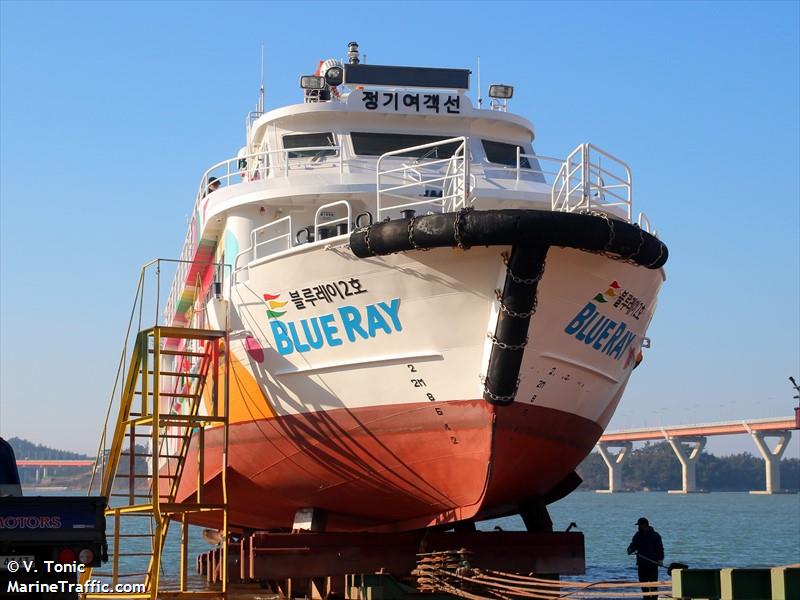 blueray2 (Passenger ship) - IMO , MMSI 440705620, Call Sign 992 under the flag of Korea