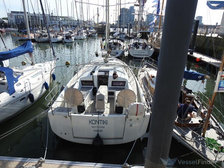 kontiki (Sailing vessel) - IMO , MMSI 211392340, Call Sign DIVV2 under the flag of Germany