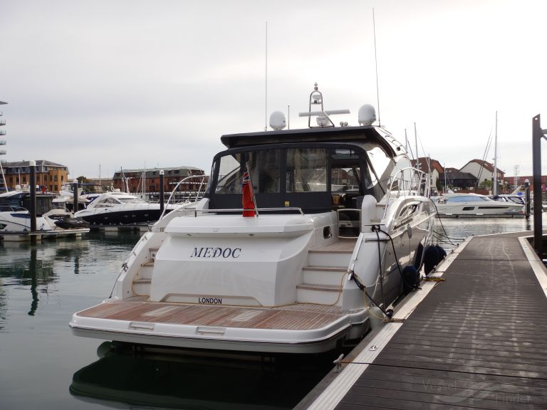 medoc (Pleasure craft) - IMO , MMSI 235118087, Call Sign 2JQL2 under the flag of United Kingdom (UK)