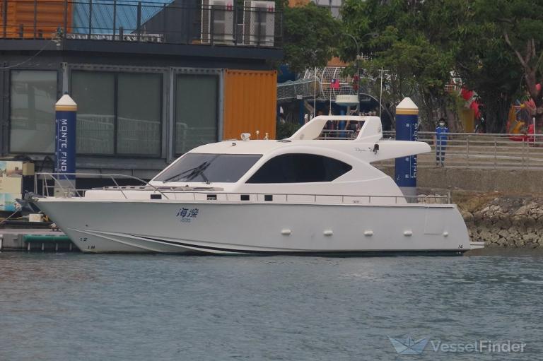 hyper pacific (Pleasure craft) - IMO , MMSI 416005218, Call Sign BR3868 under the flag of Taiwan